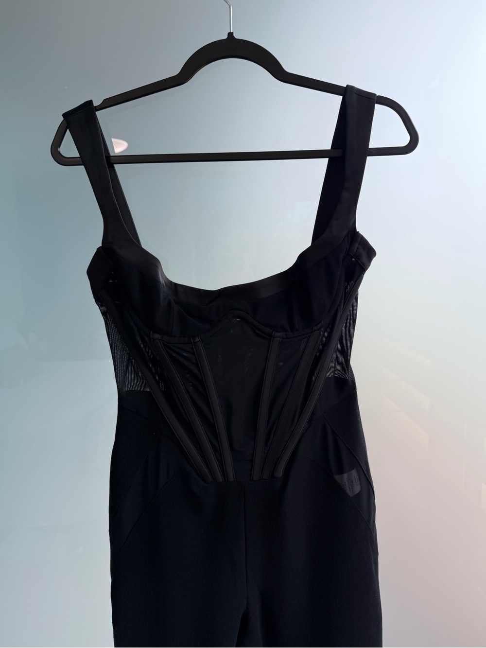 House of CB Mylene Black Corset Jumpsuit - Picture 5 of 9
